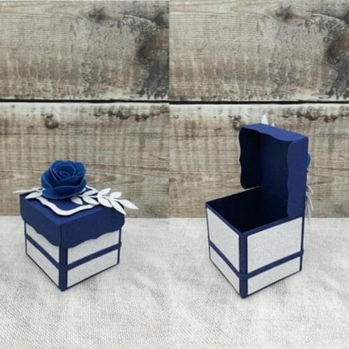 3D Box Envelope Flower Metal Cutting Dies for Scrapbooking DIY Album Paper Cards Craft Decorative Embossing Stencils New 2019