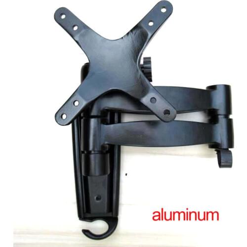 Aluminum 10inch 23 inch 32inch tiltable lcd tv wall mount swivel led tv bracket shelf 360 rotate