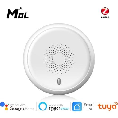 Zigbee Smart Gas Leakage Detector Work With Tuya Zigbee Hub Combustible Natural Alarm Sensor For Security Alarm System