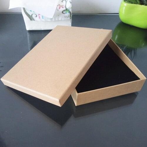 15*21*4cm kraft paper jewelry box for ring,necklace boxer,earring packing /watch USB drive gift box 100pcs/lot