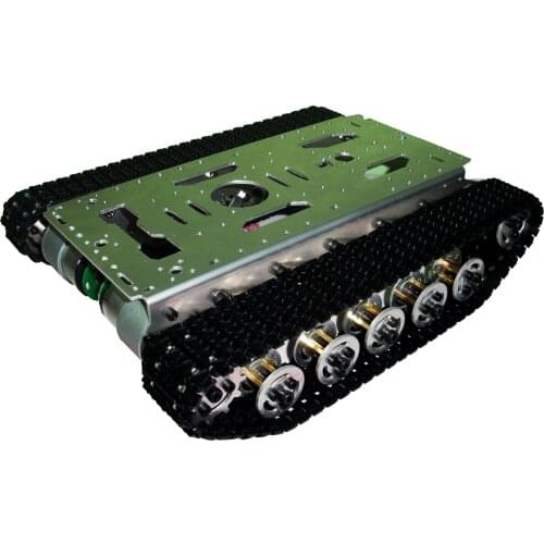 Metal Shock absorbing tank chassis obstacle avoidance WIFI crawler robot for DIY smart car robotic arm raspberry pie Arduino