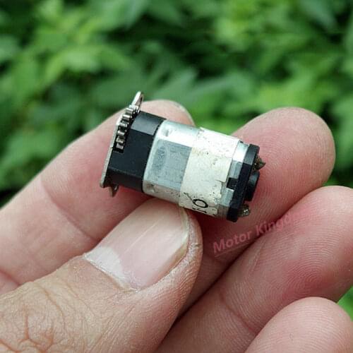 DC 3V 3.7V 70RPM Micro Mini N20 Full Metal Gear Motor Gearbox Slow Speed Reduction Motor output Gear Wheel DIY Toy Hobby Model