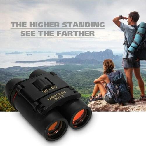 2020 New Telescope Teleskop Telescopes Portable Mini Binoculars 30 x 60 Zoom Outdoor Travel Folding Telescope With Bag Hot