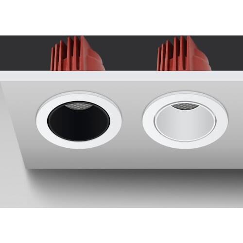 Dimmable led Recessed Ceiling Downlights 15W 12W 7W Anti Glare LED Recessed lamp Nordic Spot light for indoor Spot lightings