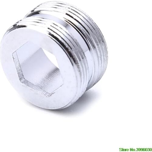 Solid Metal Adaptor Outside Thread Water Saving Kitchen Faucet Tap Aerator Connector 22mm