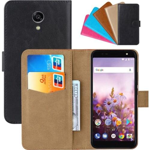 Luxury Wallet Case For BQ BQ-5702 Spring PU Leather Retro Flip Cover Magnetic Fashion Cases Strap