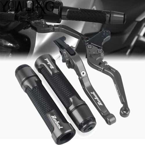 Motorcycle Brake Clutch Levers Handlebar HandGrips end For Honda REBEL CMX250C 1987 CA250 CMX 250C 1996-2011 2010 2009 2008 2007