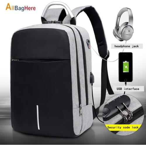 New Oxford Anti Theft Backpack Men 15.6" Inch Laptop Usb Charging Backpacks Male Multifunctional Waterproof Business Travel Bags