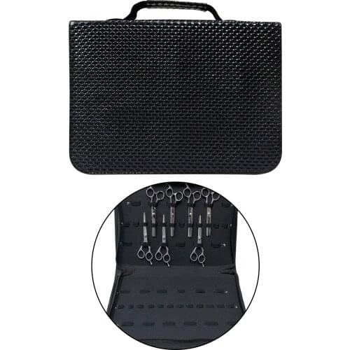 Salon Hair Cutting Scissors Shears Combs Tools Storage Case Holder Handbag