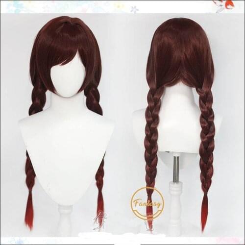 A Girlfriend Mizuhara Chizuru Cosplay Heat Resistant Synthetic Long Brown Wig Hair+Free Wig Cap