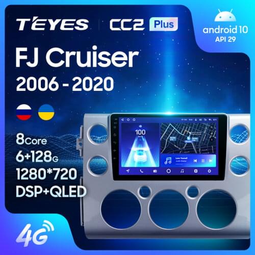 TEYES CC2L CC2 Plus For Toyota FJ Cruiser J15 2006 - 2020 Car Radio Multimedia Video Player Navigation GPS Android No 2din 2 din dvd