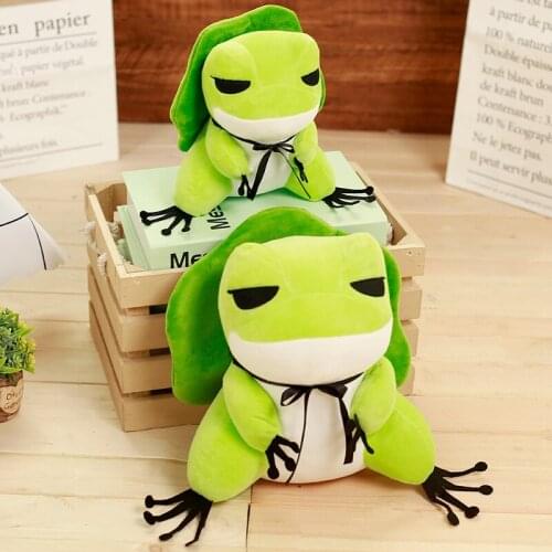 20-40CM Japanese kawaii casual game travel frog plush stuffed animal frog plush toy doll for children and girls birthday gifts