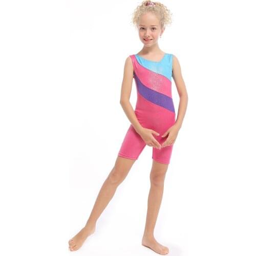 3-10Y Ballet Costumes Tutu Dress Gymnastic Leotards Ribbon Sleeveless Leotards Biketard DanceWear Ballet Tutu for Girls Kids