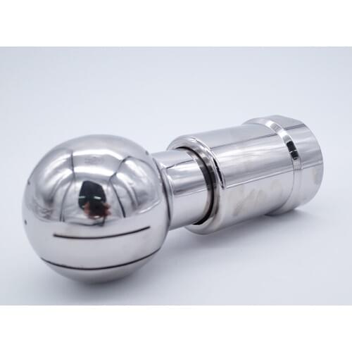 Female Thread 3/4" 1" 1-1/4" 1-1/2" 304 Stainless Steel Sanitary Thread Rotary Spray Ball Tank Cleaning Ball
