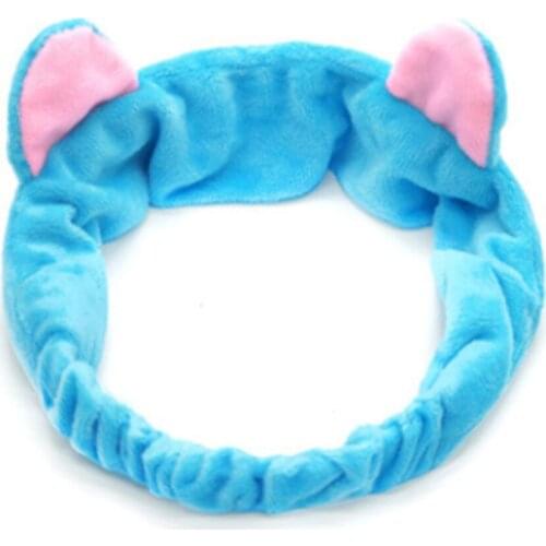 Womens Hair Band Cute Cat Ear Style Not Tight High Elastic Face Wash Makeup Sports Yoga Headband