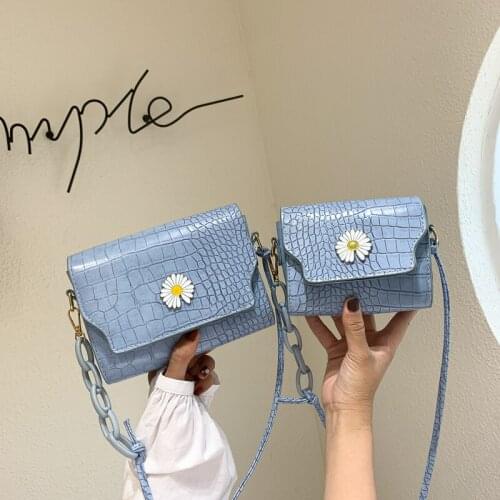 Crossbody bags for women summer fashion luxury crocodile pattern mini leather square bag white shopping makeup shoulder wallet