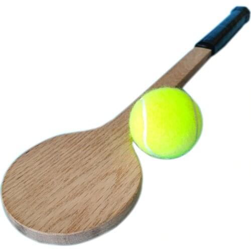 1PCS Free Shipping Wooden Tennis Sweet Spot Racket Practice Batting Accurately shot Sweet Spot