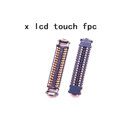 10pcs/lot Original new Touch Screen LCD Display FPC connector for iPhone X on motherboard logic board mainboard