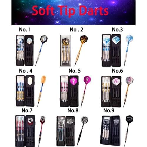 3Pcs / Set 18g 20g 22g Professional Soft Tip Darts Electronic Dartboard Aluminum Alloy Dart Flights Sports Shooting