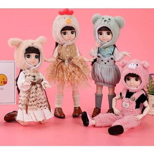 36CM 1/6 BJD doll 12 zodiac dolls Movable Joints doll DIY Dolls With Clothes Kids Toy Gifts For Girl