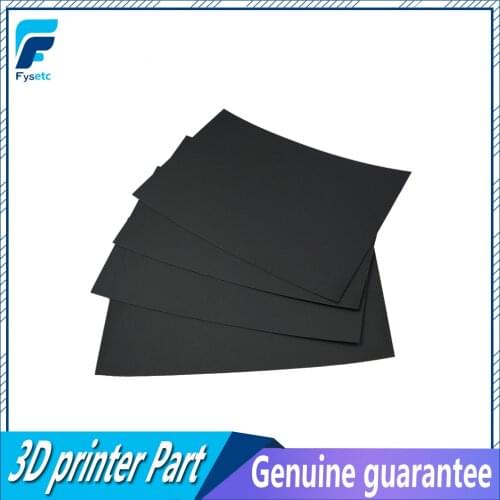 4 pcs*CraftBot XL 3D Printing Build Surface 300 x 200 mm 12''x 8'' Black Stick Heated Printing Bed Tape For Prusa i3 MK3