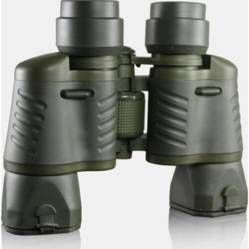 50x50 Powerful Military Binoculars Army Green Telescope HD Optical Glass Binocular For Hiking Camping Day Vision X502B