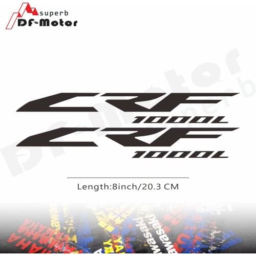 8Inch Reflective Sticker Decal Motorcycle Car Sticker Wheels Fairing Helmet Sticker Decal For Honda CRF1000L CRF 1000 L