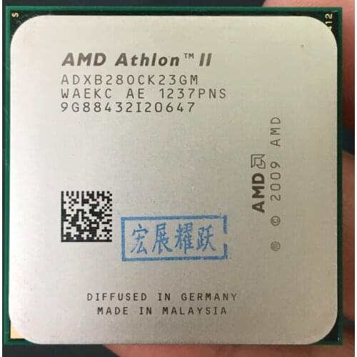 AMD Athlon II X2 B280 XB280 Dual-Core Desktop CPU AM3 938 CPU 100% working properly Desktop Processor