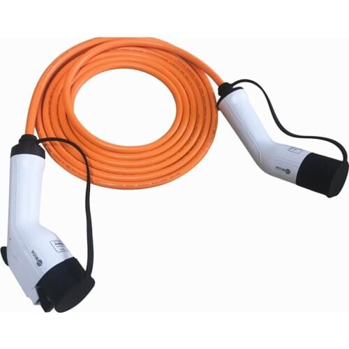 Car Charger 5Meter 32A J1772 Gun Type 1 to IEC 62196 Type 2 EV Cable Fast Charging Plug with Cable
