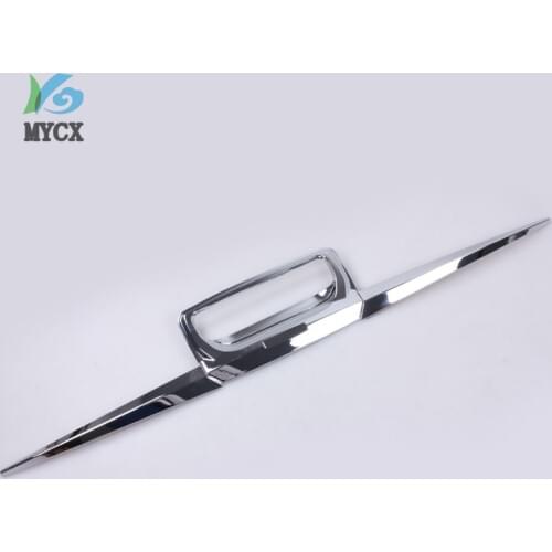 Car Accessories Tail Gate Trim Cover For Ford Ranger T6 2012-2019 Car Styling Wildtrak Chrome color