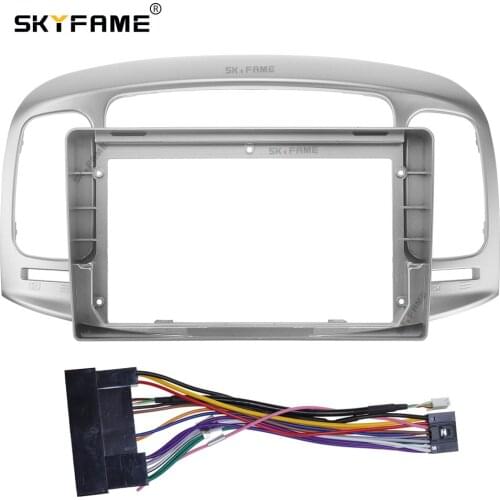 Car Radio Fascia Cable For HYUNDAI ACCENT 2006-2011 Stereo Android Dashboard Kit Face Plate Frame Fascia