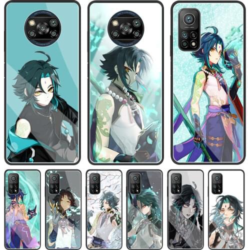 Genshin Impact Xiao Game Phone Case for Xiaomi Poco X3 NFC Mi 10T Pro 5G 9T 11 Note 10 Lite Redmi Note 9S 8 Pro 9 Glass Cover