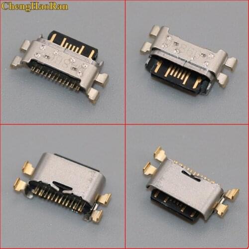 ChengHaoRan 50pcs/lot Charger Micro USB Charging Port Dock Connector Socket For Xiaomi 6X Mi 6X Mi6X Mi A2