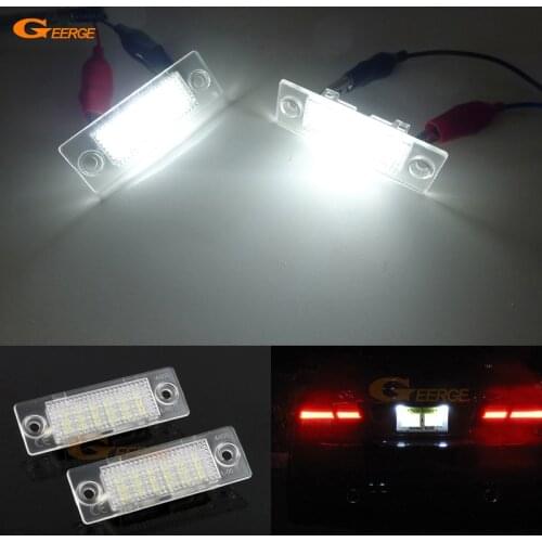 For Volkswagen VW Golf 5 Plus 2005-2009 Ultra bright Smd Led License plate lamp light lamp No OBC error car Accessories