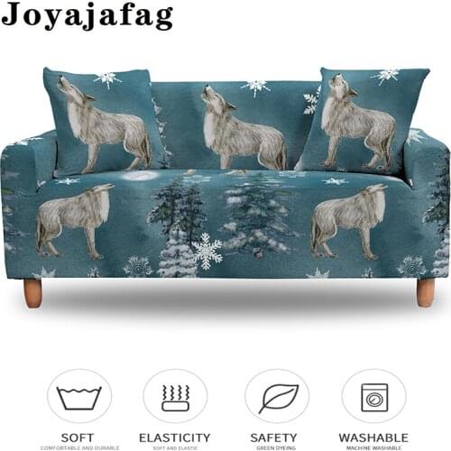 Animal Print Stretch Couch Cover Slip-Resistant Combination L Shape Sofa Covers For Living Room Washable Slipcover 1/2/3/4 Seat