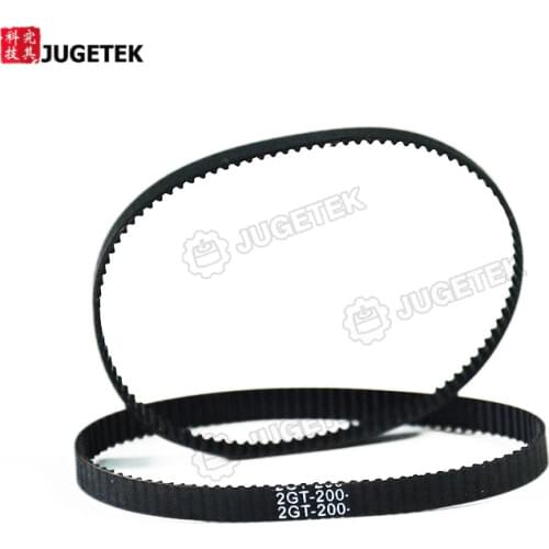 GT2 Timing Belt Closed-loop Endless 6mm width 200mm length 100 teeth Good quality 3D printer parts 200-2GT-6