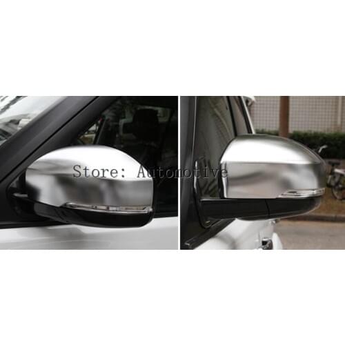 Chrome Rear View Mirror Decoration For Land Rover Discovery 4 10-15 For Range Rover Sport 14-17 Side Mirror Cover Trim Accessory