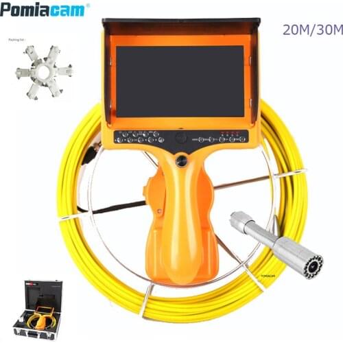 Pipe Sewer Inspection Camera with DVR with 20M cable with counter Pipe Camera endoscope 23mm camera CR110-7DH 1000TVL