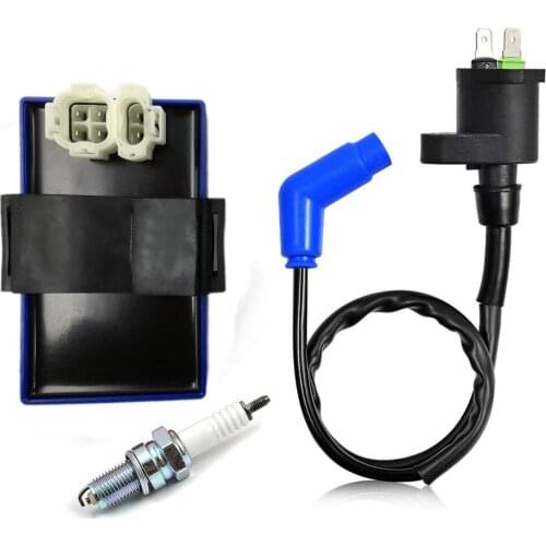 6Pin Motorcycle Ignition Coil Spark Plug CDI Box for Honda FourTrax 300 TRX300 2x4 4x4 1990-1993