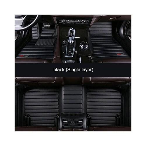 Custom leather car floor mat For volvo all model c30 c70 s40 s60 s60l s80 s80l v40 v60 xc60 xc90 car accessories