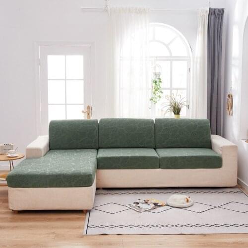Terry Jacquard All-inclusive Sofa Cushion Cover Four Season Universal High Elastic Seat Cushion Cover Sectional Sofa Covers