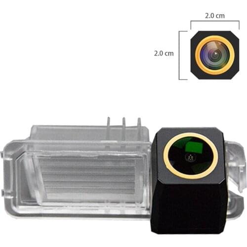 Misayaee Golden HD Car Rear View Reverse Camera Plate Light for Magotan 2012 2013 2014 2015 2016