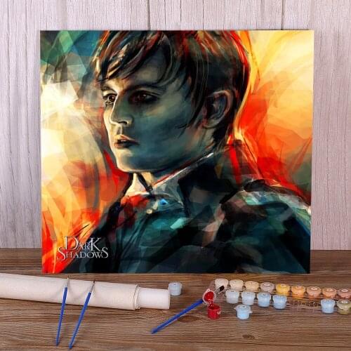 Doodles DIY Painting By Numbers Complete Kit Acrylic Paints 50*70 Paiting By Numbers Decorative Paintings For Handicraft