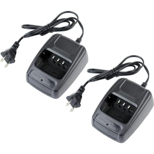 2PCS Baofeng BF-888S Battery Desktop Charger 110-240V For Baofeng BF-666S BF-777S BF-888S Retevis H777 Two way Radio