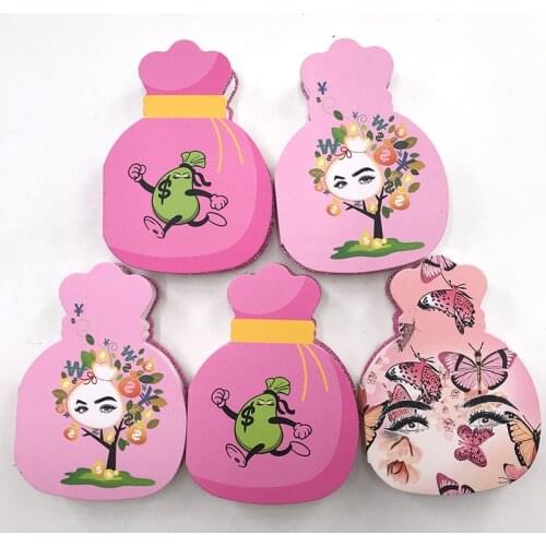 New Style Lash Boxes Packaging Wholesale 10 /50 Pcs Lashes Packaging Boxes Mink Eyelashes Package Empty Foam Lash Boxes