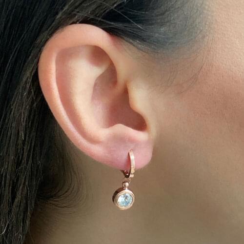 New Trend 925 Sterling Silver Fashion Dangle Drop Ladies Earrings For Women Fine Jewelry Clover Good Luck Wedding Accessories