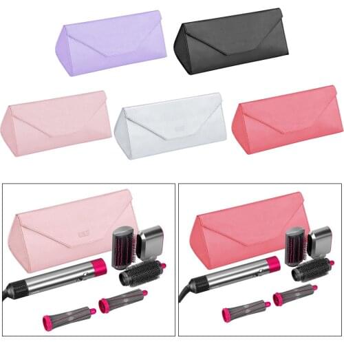 Portable PU Travel Storage Case Bag Organizer for Hair Dryer Stylish Dustproof PU Travel Storage Case Heat Resistant