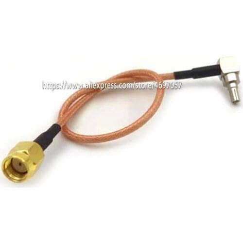 RP SMA Male to CRC9 RF Coaxial Cable RG316 Pigtail Cable 20CM