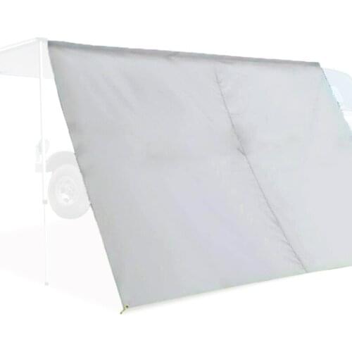 The 3m wall for side car awning