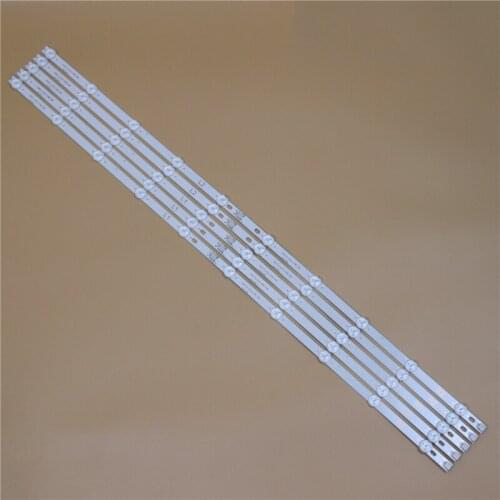 TV LED Light Bars For LG 42LA621S 42LA621V 42LN5130 42LN5200 42LN5300 Backlight Strips Kit 10 LED Lamps Lens 10 Bands LC420DUE